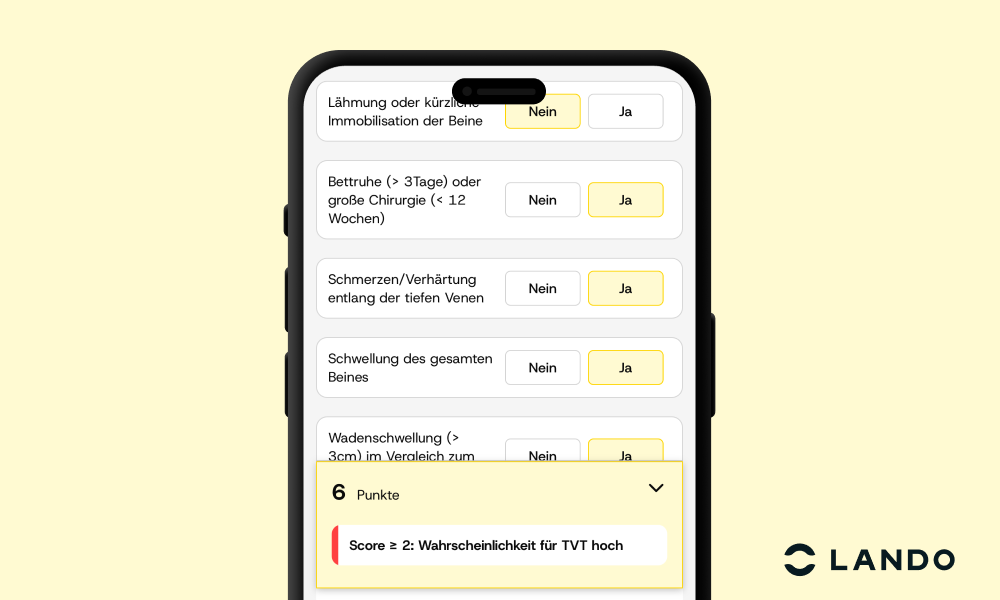Wells Score Tiefe Venenthrombose Wells Score Tiefe Venenthrombose
